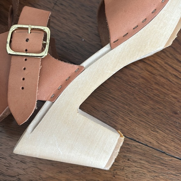 Bryr Tan Leather Sandals - Picture 16 of 16